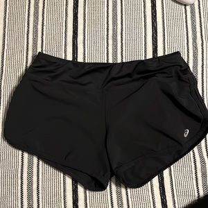 ASICS shorts.